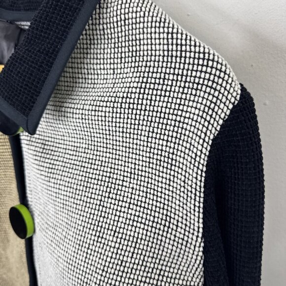 Annikki Karvinen Colorblock Jacket Women’s L – Designer Art to Wear Finland - Picture 2 of 7